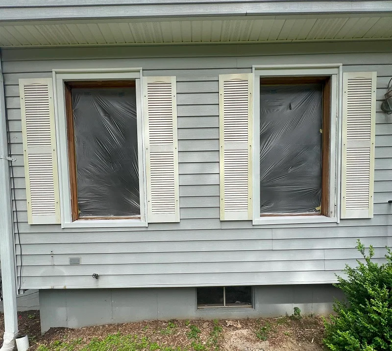 Window prepped for installation